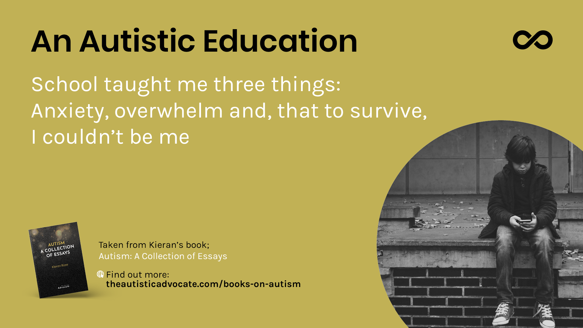 An Autistic education - collection of essays book - Kieran Rose